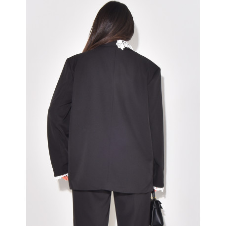 Blazer à dentelles