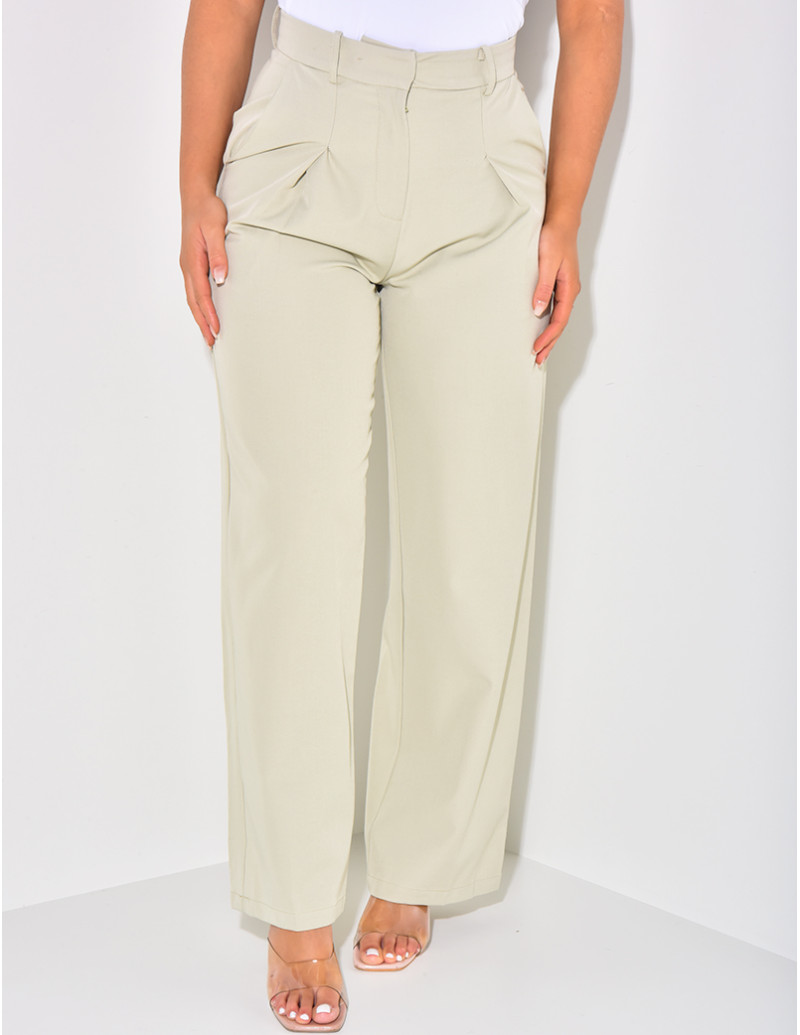 Puff-effect high-waisted...