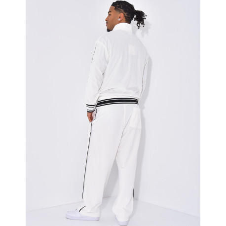 Ensemble tout doux pantalon et veste à capuche "PE"