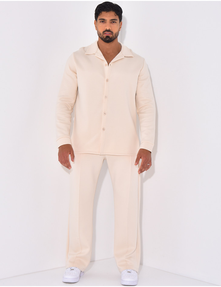 Ensemble fluide pantalon et chemise