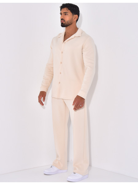Ensemble fluide pantalon et chemise
