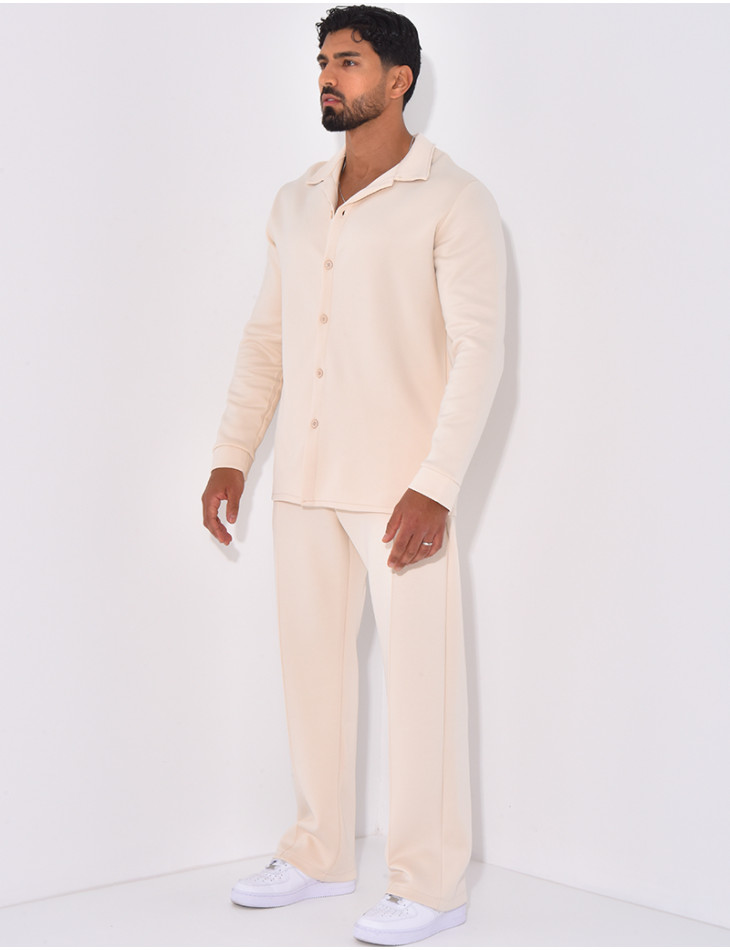 Ensemble fluide pantalon et chemise