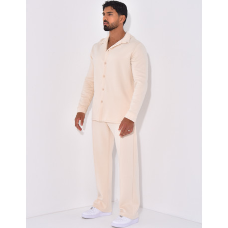 Ensemble fluide pantalon et chemise