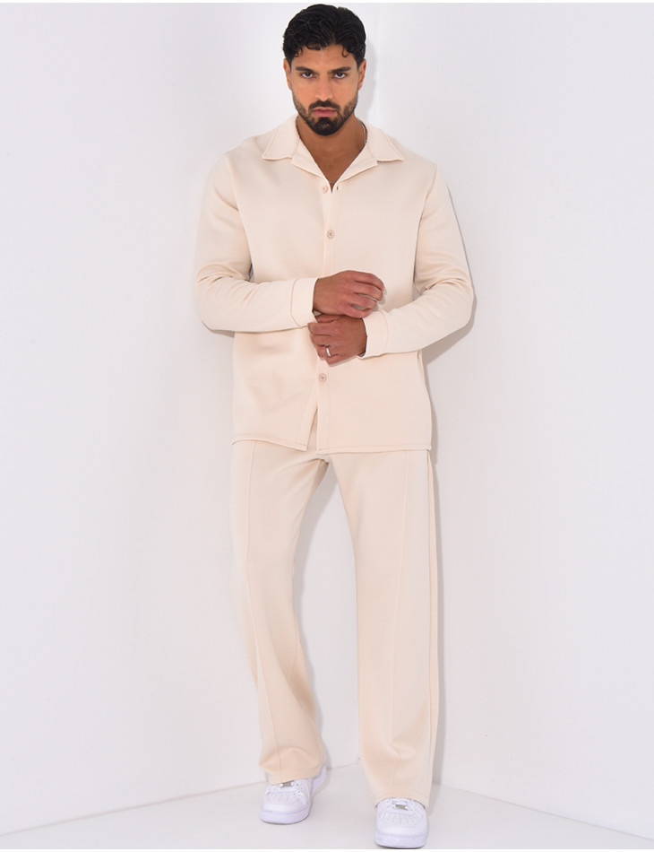 Ensemble fluide pantalon et chemise