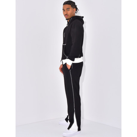 Ensemble pantalon et veste à capuche