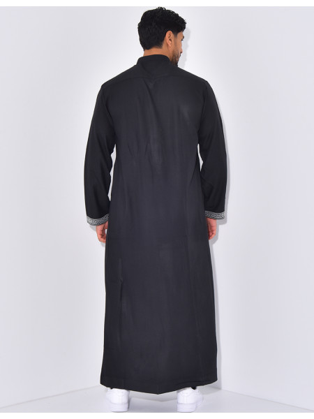 Qamis à fermeture éclaire