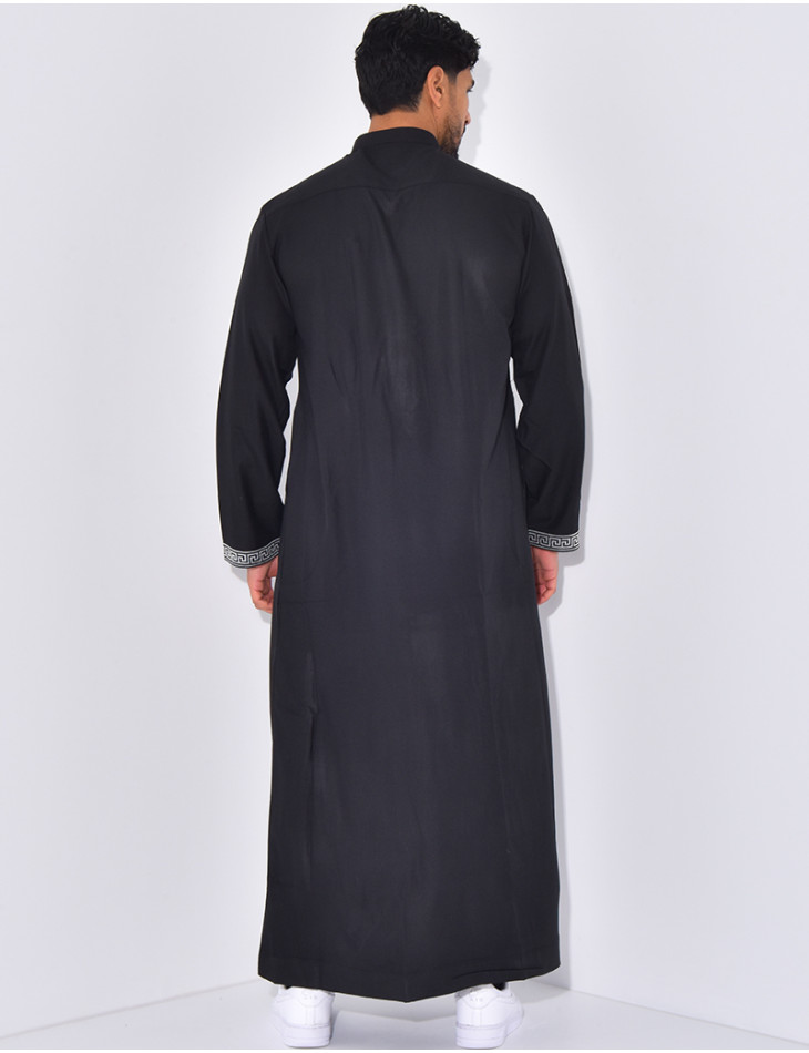 Qamis à fermeture éclaire