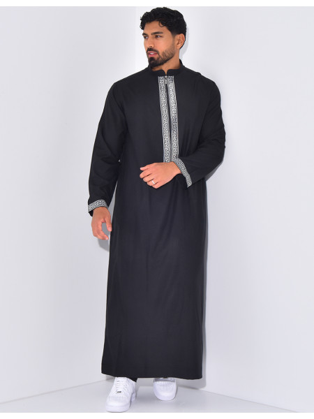 Qamis à fermeture éclaire