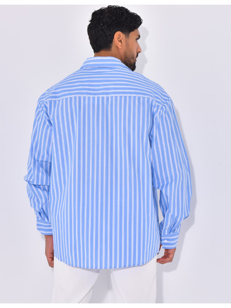 Chemise à rayures