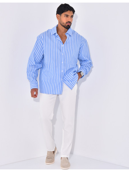 Chemise à rayures