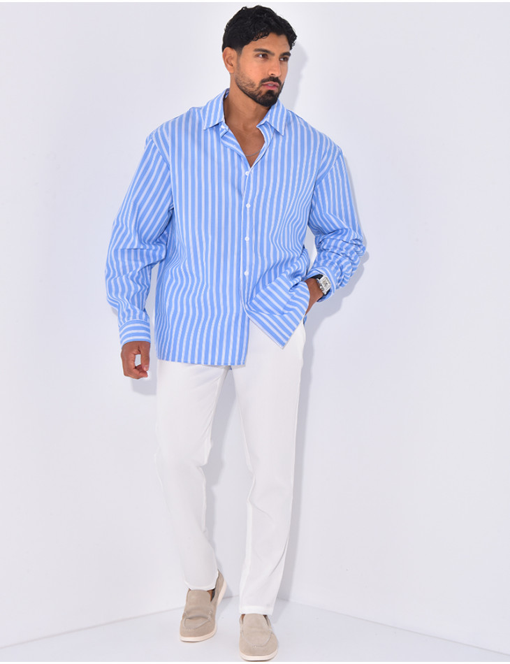 Chemise à rayures