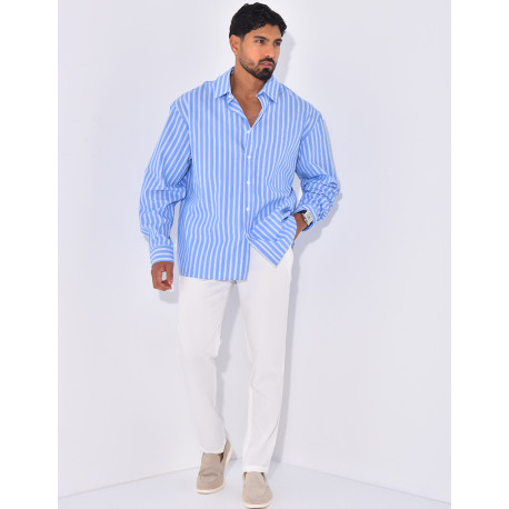 Chemise à rayures