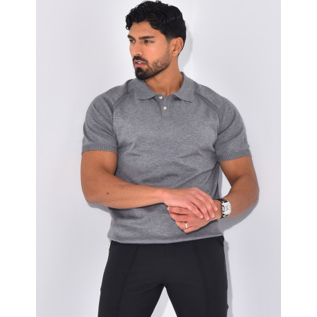 Short-sleeved polo shirt