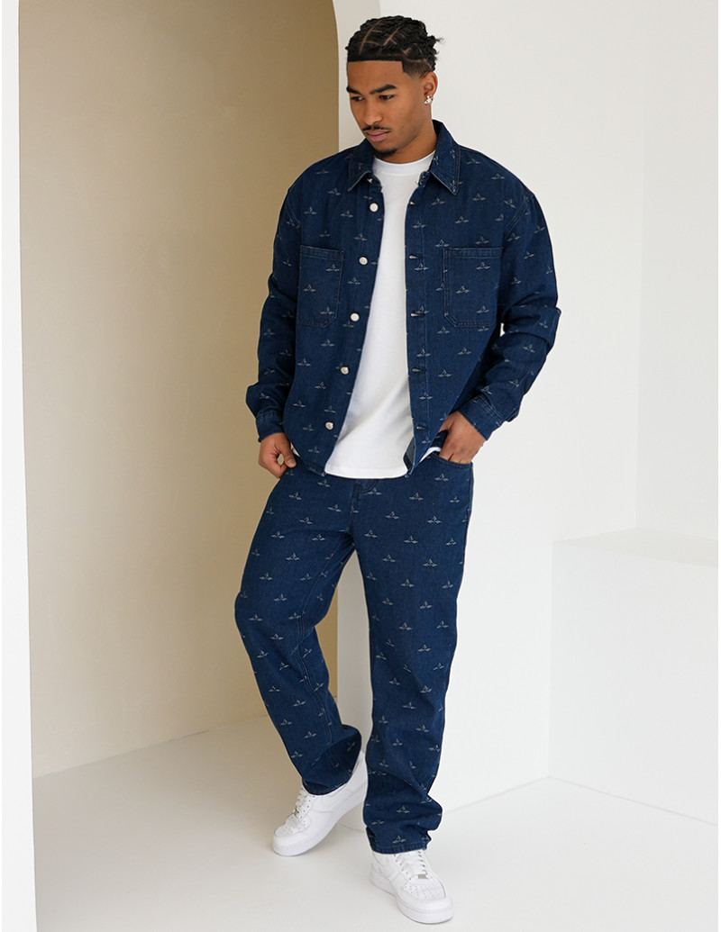 Ensemble en jeans à motifs...