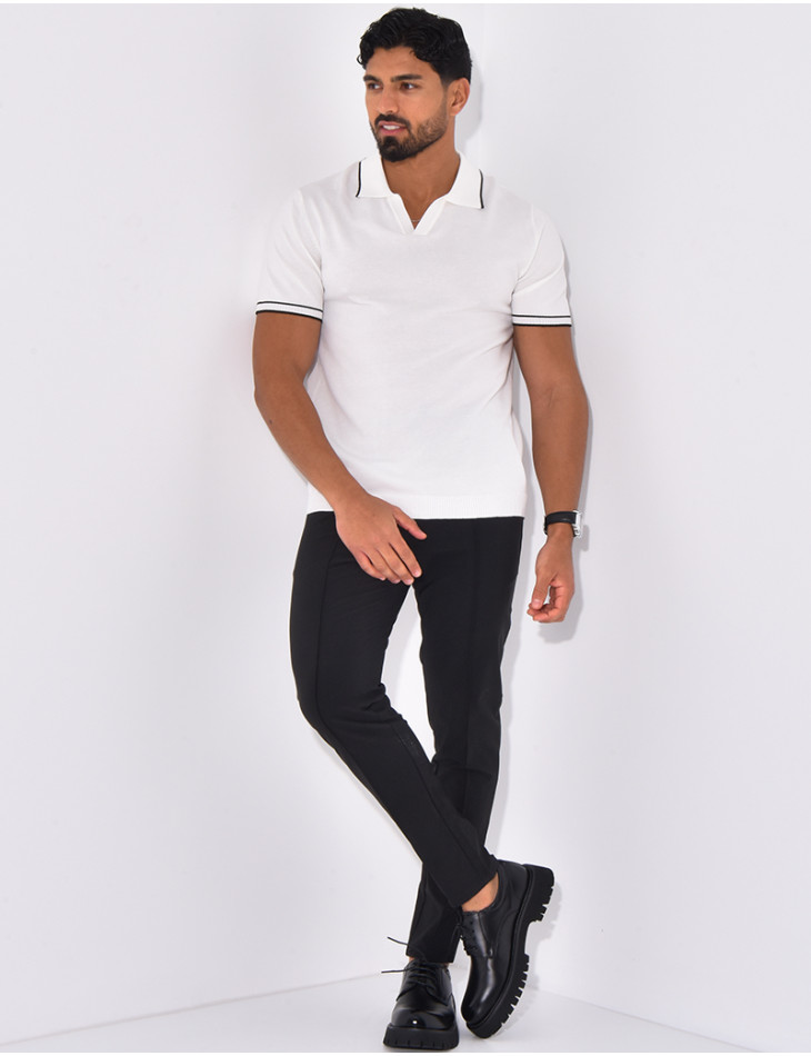 T-shirt col polo