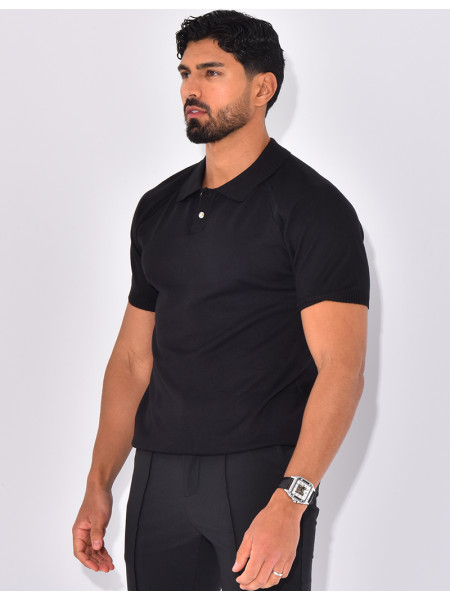 Short-sleeved polo shirt