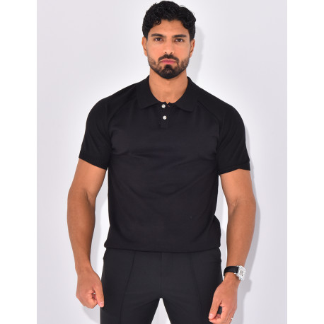 Short-sleeved polo shirt