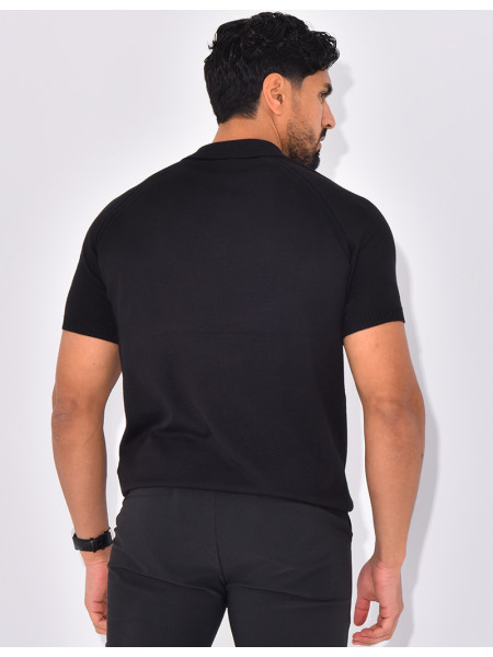 Short-sleeved polo shirt