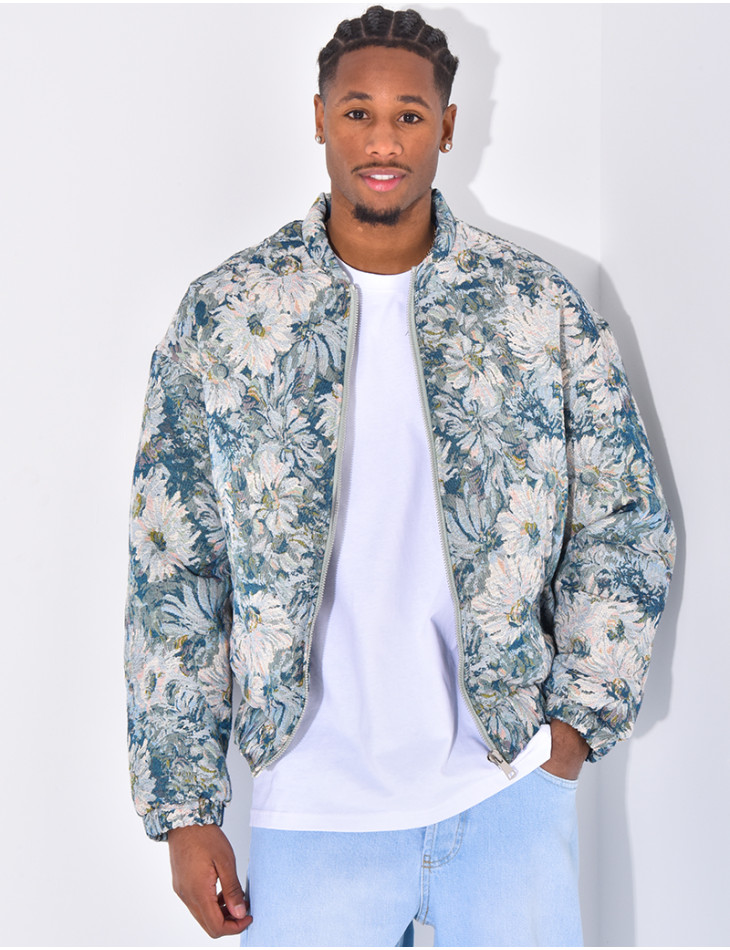 Veste à fleurs
