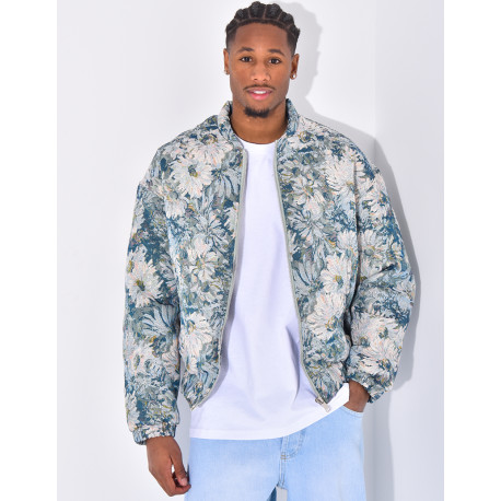Veste à fleurs