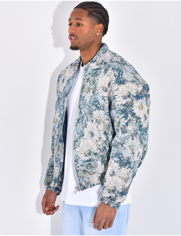 Veste à fleurs