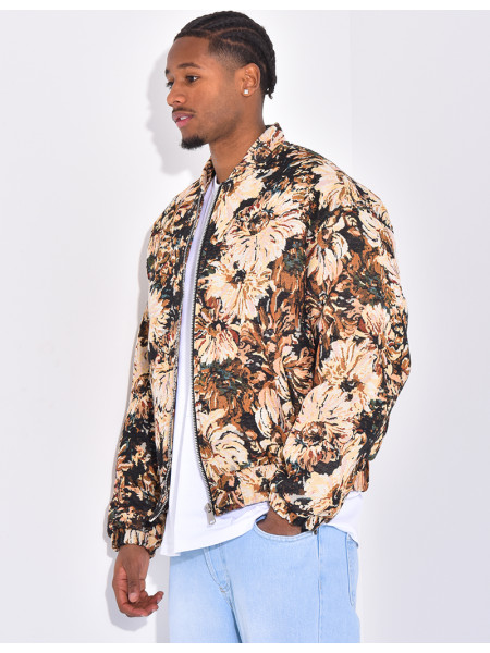 Veste à fleurs