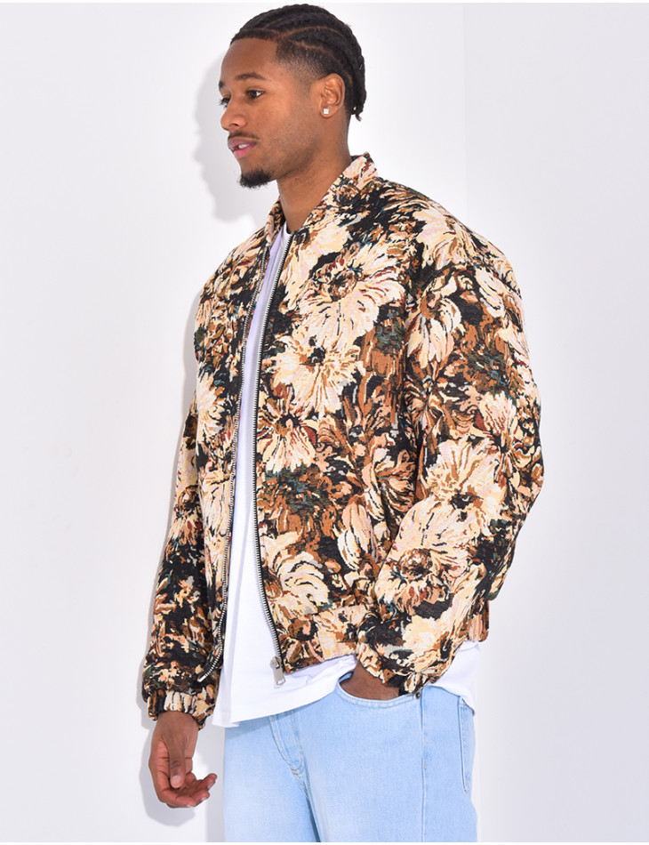 Veste à fleurs
