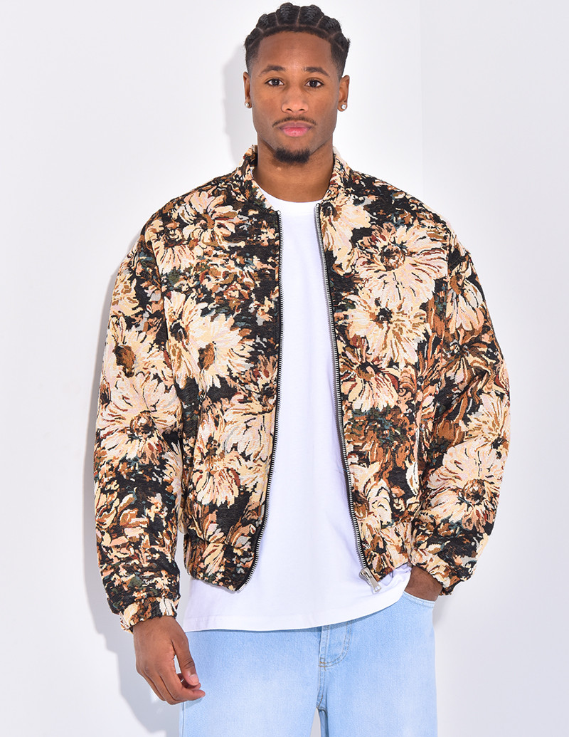 Veste à fleurs