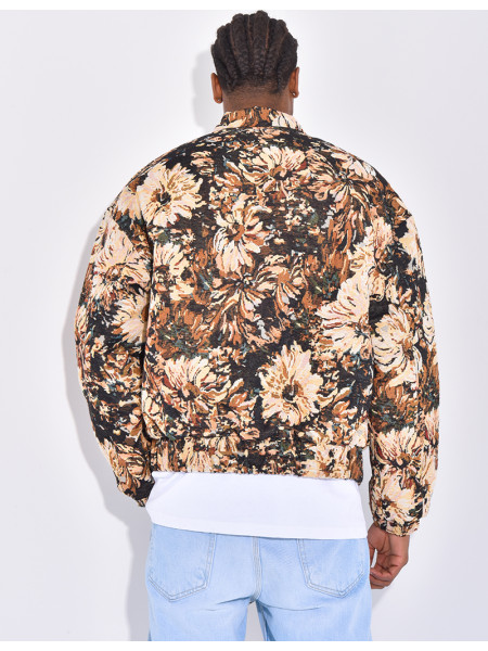Veste à fleurs