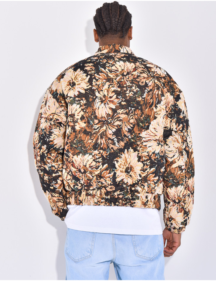 Veste à fleurs