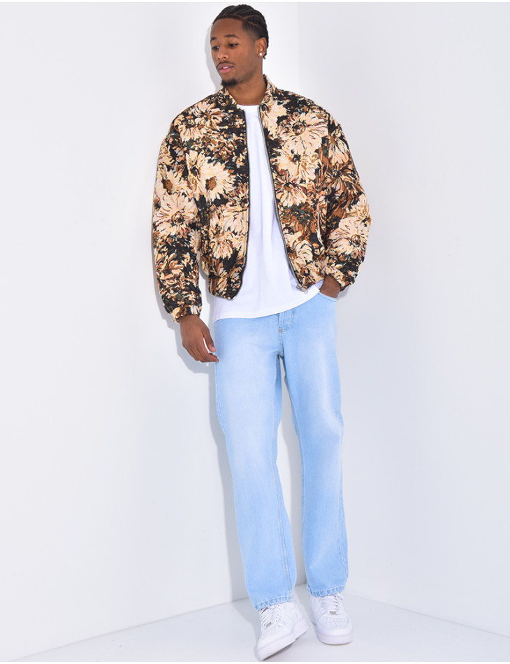 Veste à fleurs