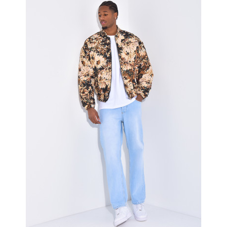 Veste à fleurs