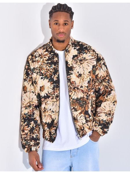 Veste à fleurs