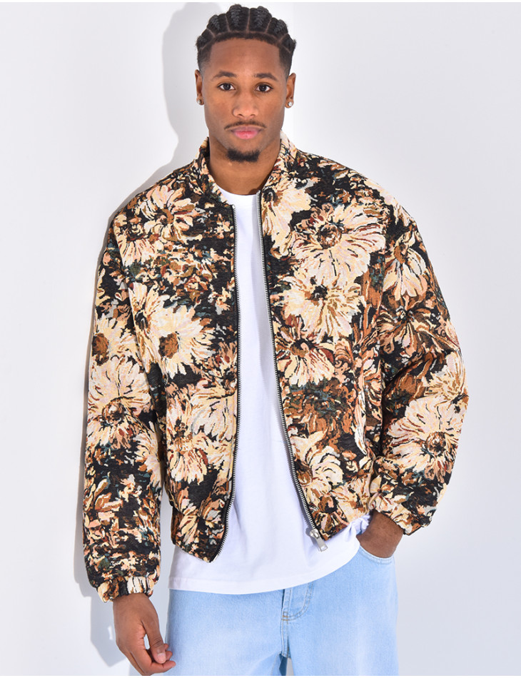 Veste à fleurs