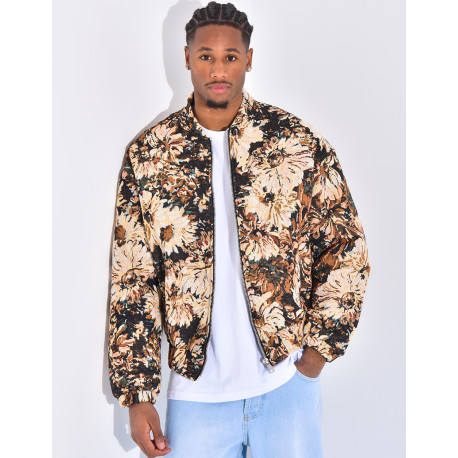 Veste à fleurs