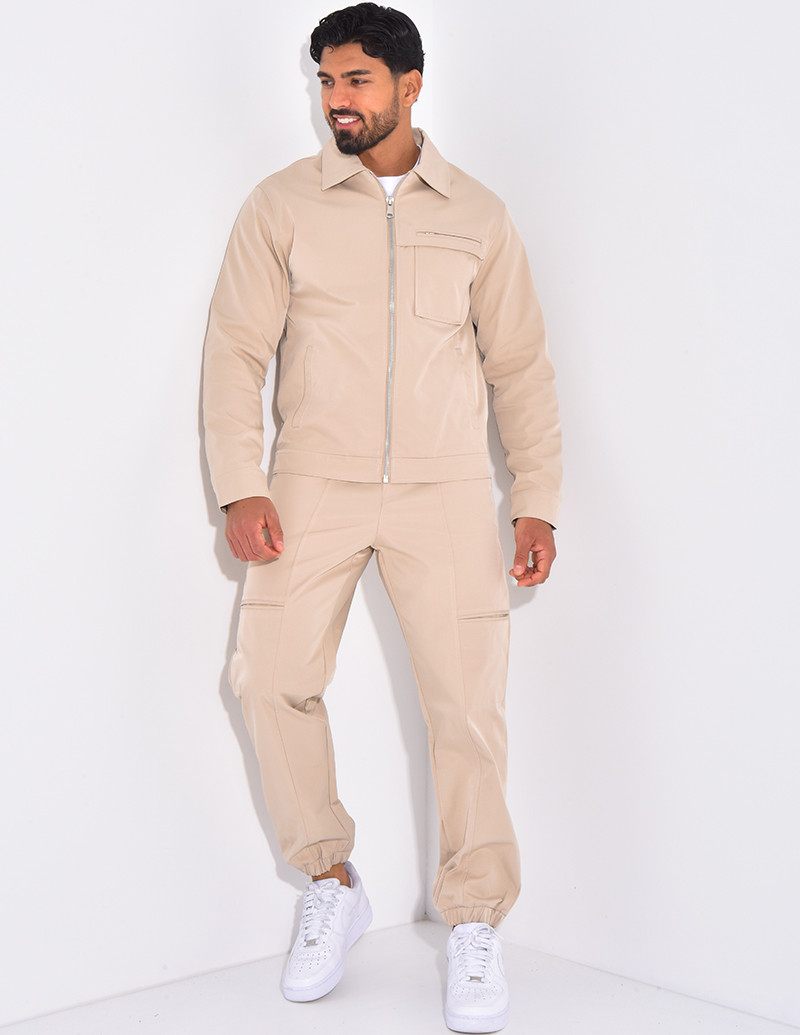 Survêtement Homme ATLAS FOR MEN - Veste Et Pantalon Jogging - Grandes Tailles, Léger Et Confortable