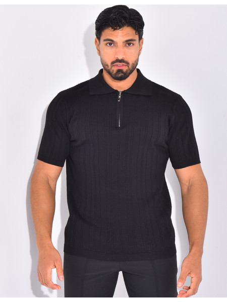 Polo côtelé