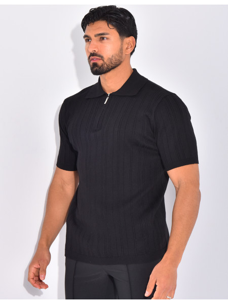 Polo côtelé
