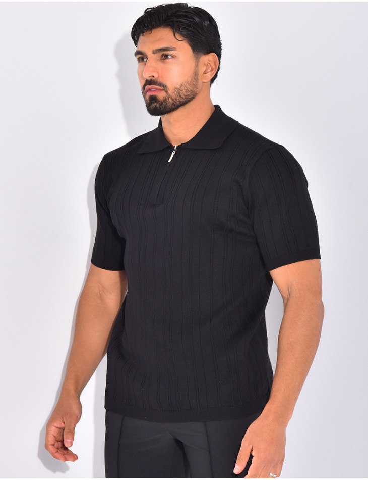Polo côtelé
