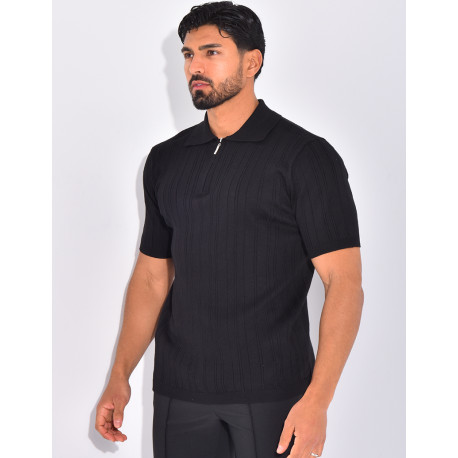 Polo côtelé
