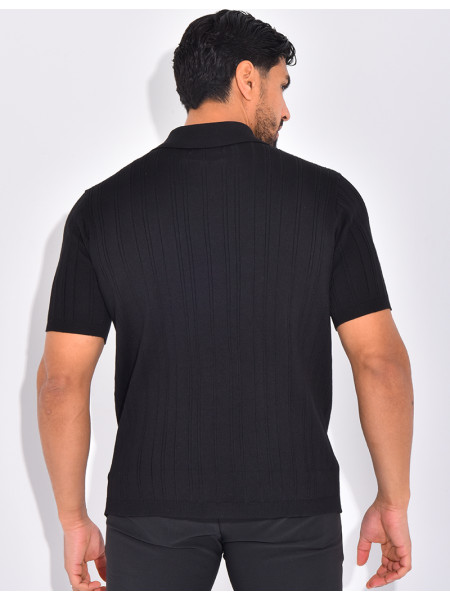 Polo côtelé