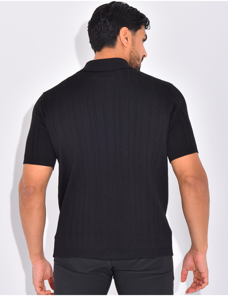 Polo côtelé