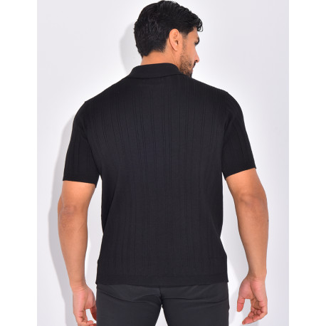 Polo côtelé