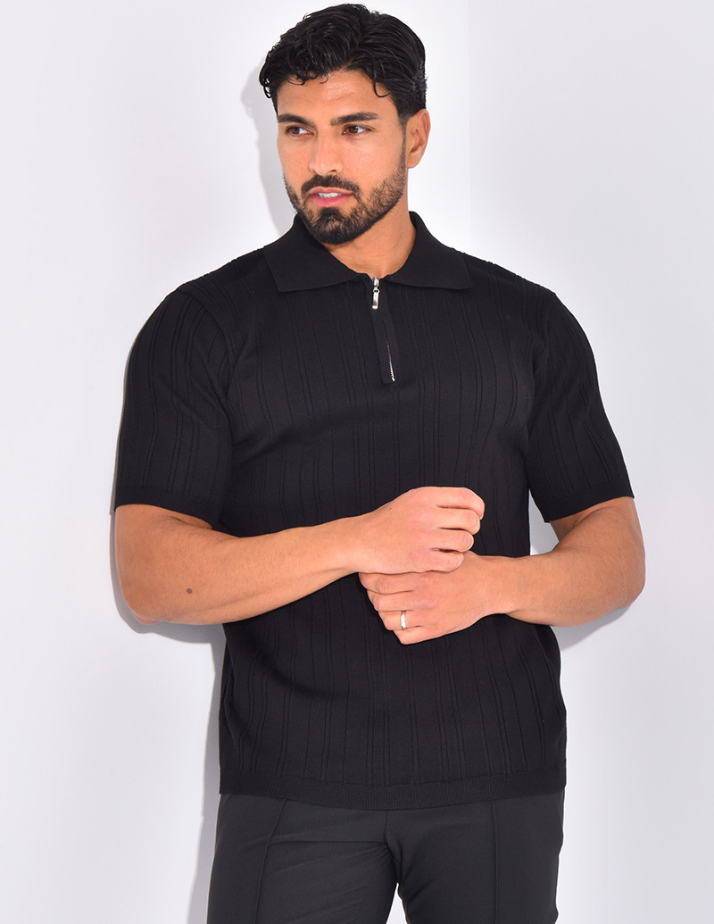 Polo côtelé