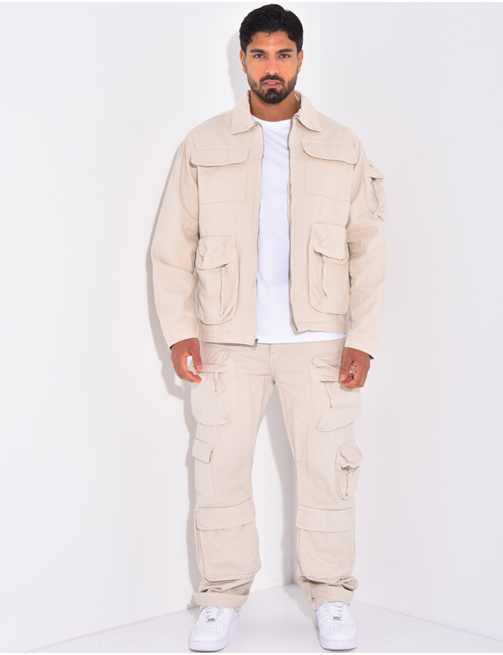 Ensemble en jeans pantalon et veste