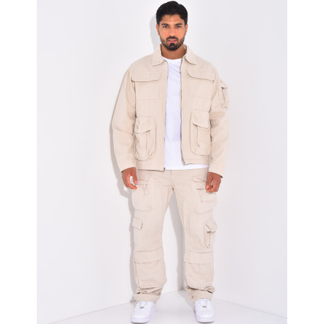 Ensemble en jeans pantalon et veste