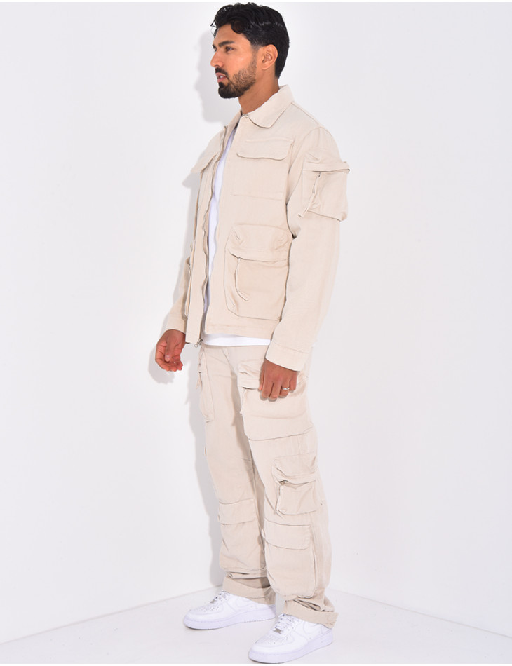 Ensemble en jeans pantalon et veste