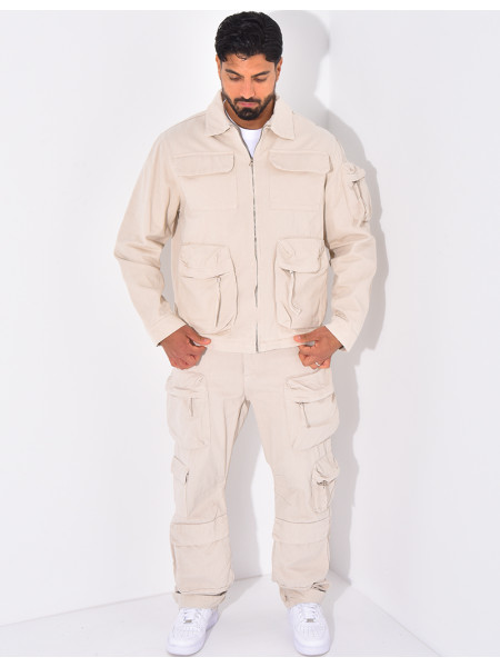 Ensemble en jeans pantalon et veste