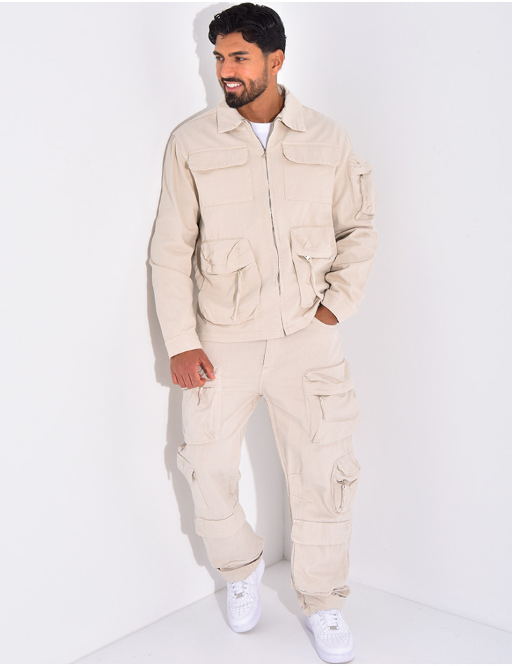 Ensemble en jeans pantalon et veste