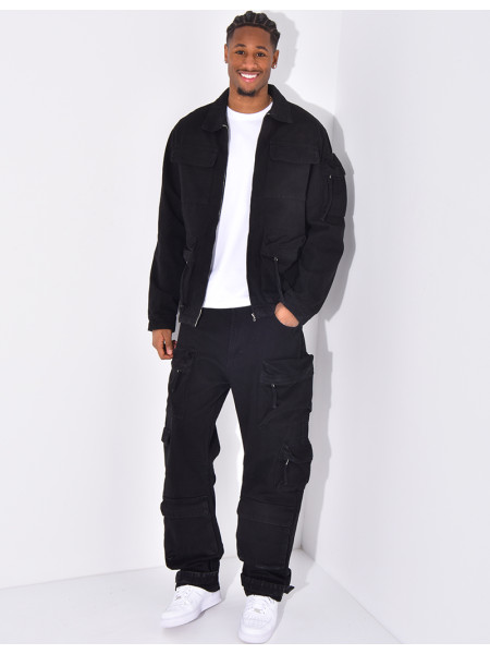 Ensemble en jeans pantalon et veste